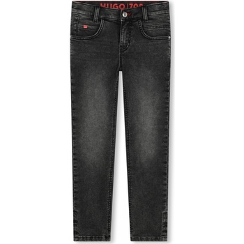 Vêtements Garçon Jeans Tommy slim HUGO G00051 Noir