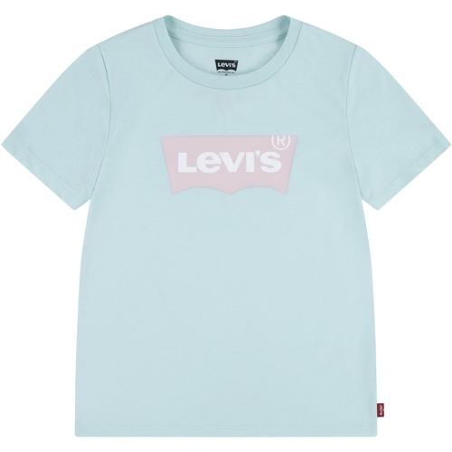 Vêtements Fille T-shirts manches courtes Levi's Tee shirt fille manches courtes Bleu