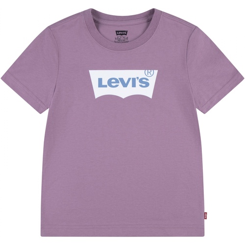 Vêtements Garçon T-shirts Nation manches courtes Levi's Tee Shirt Garçon logotypé Violet