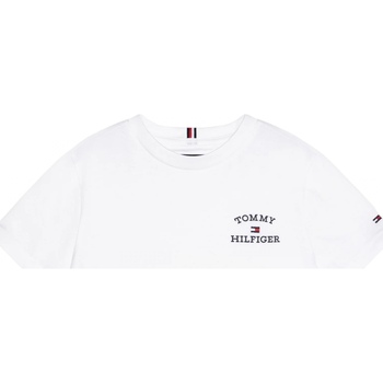 Vêtements Garçon T-shirts manches courtes Tommy Hilfiger Tee Shirt Garçon manches courtes Blanc