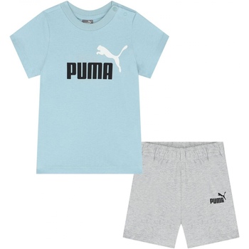 Vêtements Garçon Ensembles enfant Puma Lift 845839 Bb Tee & Short Bleu