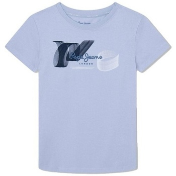 Vêtements Garçon T-shirts manches courtes Pepe JEANS midi Tee Shirt Garçon manches courtes Bleu