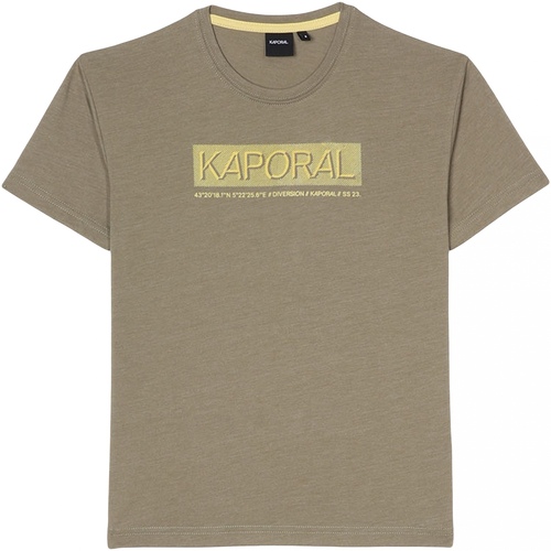 Vêtements Garçon T-shirts manches courtes Kaporal Tee Shirt Garçon manches courtes Vert