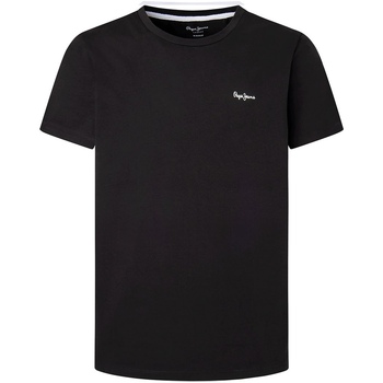 Vêtements Homme T-shirts manches courtes Pepe JEANS met Tee Shirt manches courtes Noir