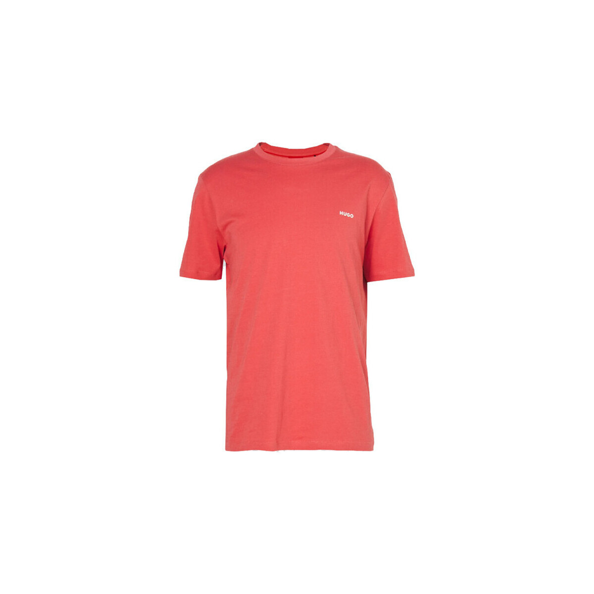 Vêtements Enfant T-shirts & Polos BOSS T-SHIRT  ROUGE EN JERSEY DE COTON AVEC LOGO IMPRIMÉ DERO Rouge