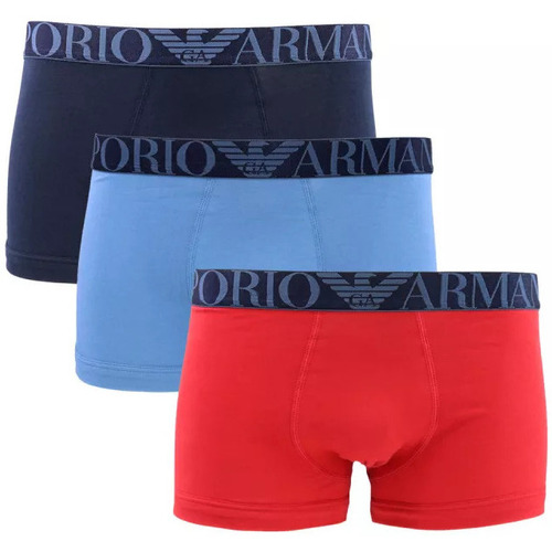 Sous-vêtements Homme Boxers Ea7 Emporio ARMANI VISIBILITY Pack de 3 Bleu