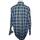 Vêtements Homme Chemises manches longues Cafe' Coton 46 - T6 - XXL Bleu