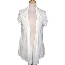 Vêtements Femme Gilets / Cardigans Lmv gilet femme  40 - T3 - L Blanc Blanc