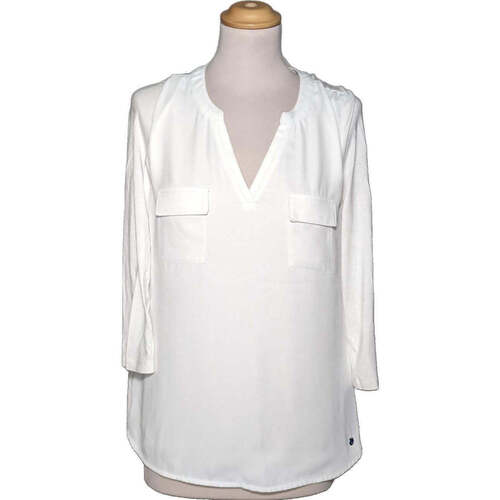 Vêtements Femme T-shirts & Polos 1.2.3 top manches longues  40 - T3 - L Blanc Blanc