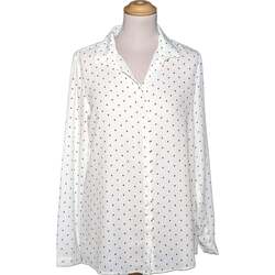 Vêtements Femme Chemises / Chemisiers Camaieu chemise  38 - T2 - M Blanc Blanc