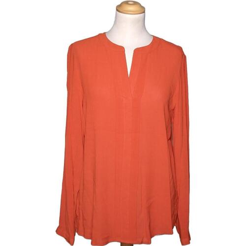 Vêtements Femme Tops / Blouses Monoprix blouse  38 - T2 - M Orange Orange