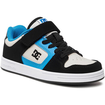Chaussures Enfant Chaussures de Skate DC Shoes australia MANTECA V KIDS black blue grey Noir