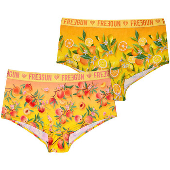boxers freegun  lot de 2 shortys femme flower power 