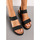 Chaussures Femme Sandales et Nu-pieds Vera Collection Sandale plateforme avec double bride élastique, Noir Noir