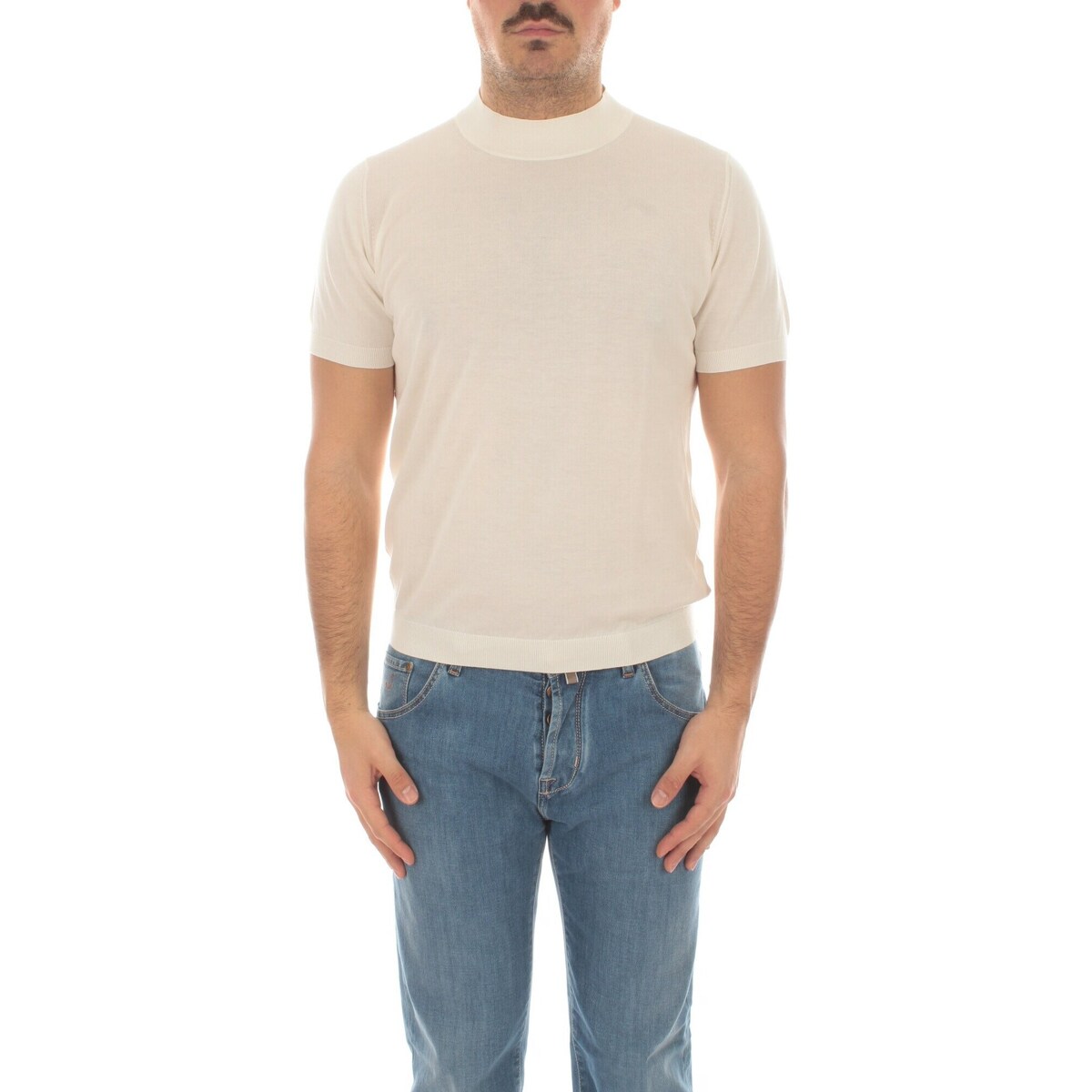 Vêtements Homme T-shirts manches courtes Drumohr D0GN124 Blanc