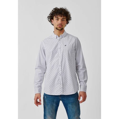 Vêtements Homme Chemises manches longues Kaporal RAMON Blanc