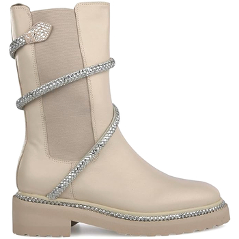 Chaussures Femme Bottines Sweats & Polaires I23642-Ice Beige