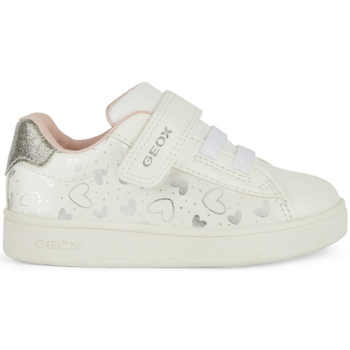 Chaussures Fille Baskets mode Geox B455MA0BCKCC0007 Blanc