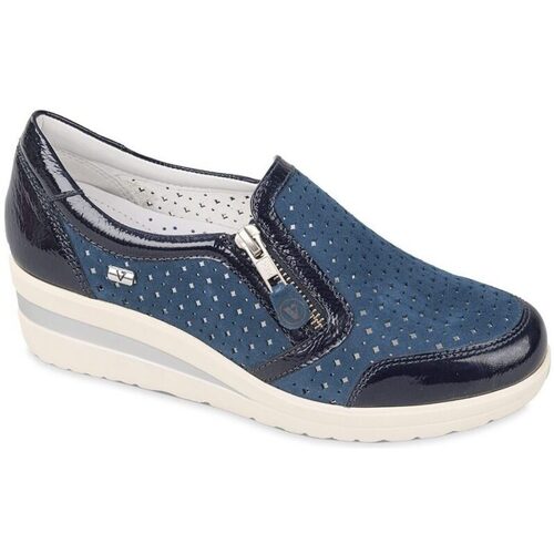 Chaussures Femme Slip ons Valleverde 36201-BLE Bleu