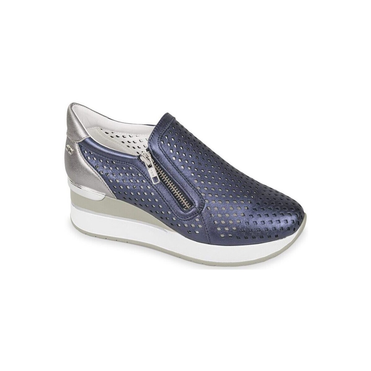 Chaussures Femme Slip ons Valleverde 36420-Navy Bleu
