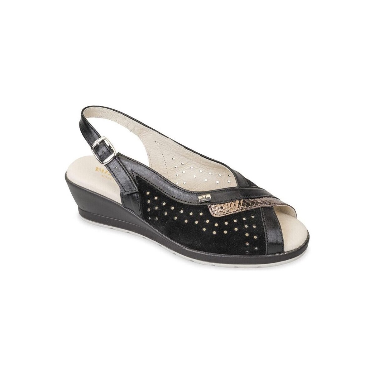 Chaussures Femme Sandales et Nu-pieds Valleverde 33266-1001 Noir