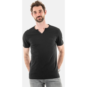 Vêtements Homme T-shirt Regular With Graphic Salsa 21007862 Noir