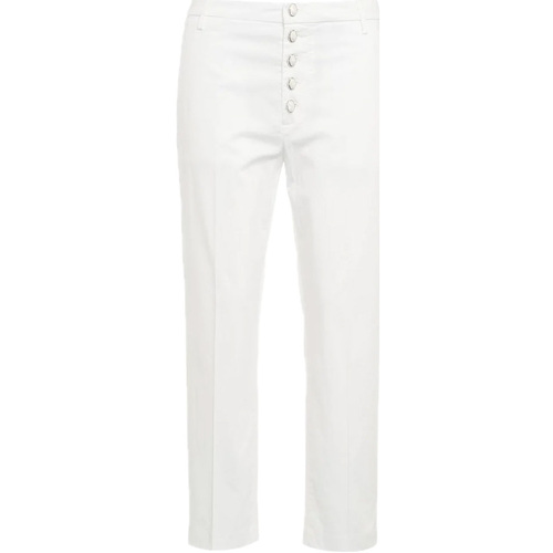 Vêtements Femme Pantalons Dondup dp576rse036dptd-003 Blanc