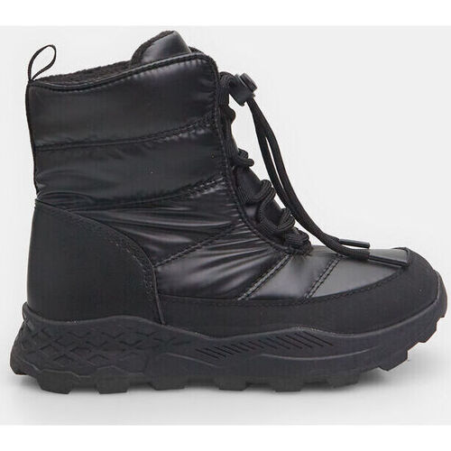 Chaussures Femme Boots Bata Bottines pour fille d’hiver rembourrées Noir