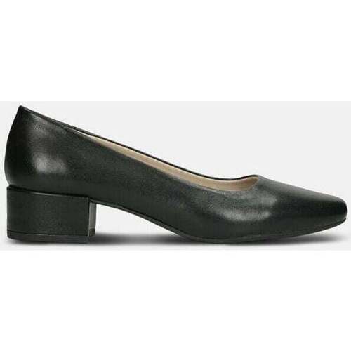 Chaussures Femme Escarpins Bata Escarpins femme en cuir à talon de 3,5 Noir