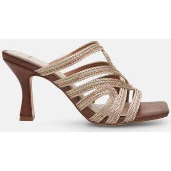 Chaussures Sandales et Nu-pieds Bata Mules pour femme avec talon de 8 cm Doré