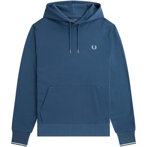 Vêtements Homme Polaires Fred Perry Fp Tipped Hooded Sweatshirt Bleu