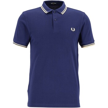 Vêtements Homme T-shirts & Polos Fred Perry Jordan Essential Holiday Plaid Clothing Collection Fred Perry Shirt Bleu