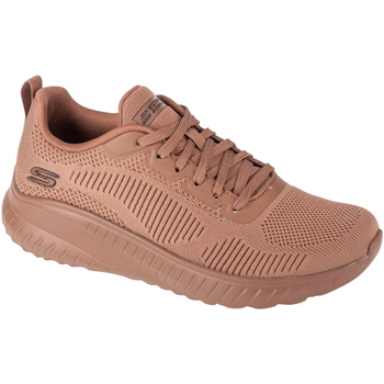 Chaussures Femme Baskets basses Skechers Bobs Squad Chaos - Face Off Marron