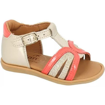 Chaussures Fille Rose is in the air Bellamy SANDALE  CHARME OR ROUGE Multicolore