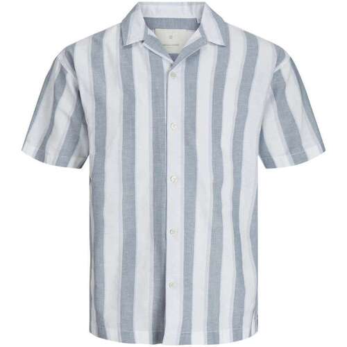 Vêtements Homme Chemises manches longues Premium By Vêtements homme à moins de 70 162416VTPE24 Bleu