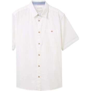 Vêtements Homme Chemises manches longues Tom Tailor 162769VTPE24 Blanc