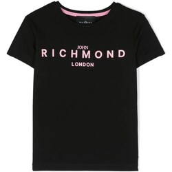 Vêtements Fille T-shirts manches courtes John Richmond RGP24003TS Noir