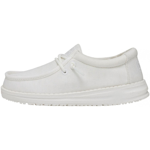 Chaussures Enfant Baskets mode HEYDUDE 40044-100 Blanc