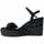 Chaussures Femme Espadrilles Leindia 89371 Noir