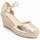 Chaussures Femme Espadrilles Leindia 89381 Doré