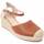 Chaussures Femme Espadrilles Leindia 89387 Marron