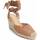 Chaussures Femme Espadrilles Leindia 89389 Marron