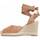 Chaussures Femme Espadrilles Leindia 89389 Marron