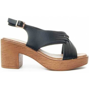 Chaussures Femme Sandales et Nu-pieds Leindia 89392 Noir