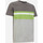 Vêtements Homme T-shirts manches courtes Geox M T-SHIRT gris anthracite/gris ciné