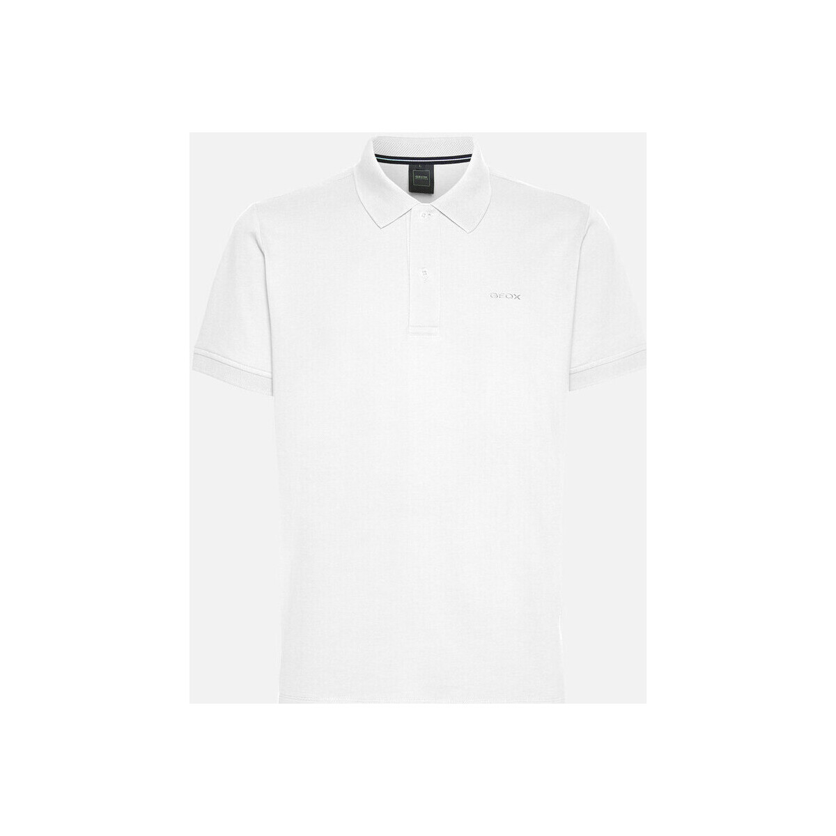 Vêtements Homme T-shirts & Polos Geox M POLO Blanc