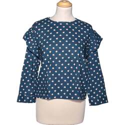Vêtements Femme Tops / Blouses Monoprix blouse  36 - T1 - S Bleu Bleu
