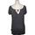 Vêtements Femme T-shirts & Polos Naf Naf top manches courtes  38 - T2 - M Noir Noir