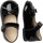Chaussures Fille Ballerines / babies Naturino Ballerines en verni avec sangle BALLET Noir