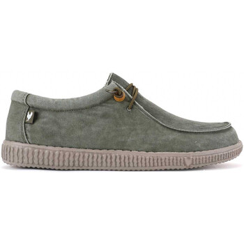 Chaussures Homme Hip Hop Honour Walk In Pitas WP150 WALLABI WASHED Vert